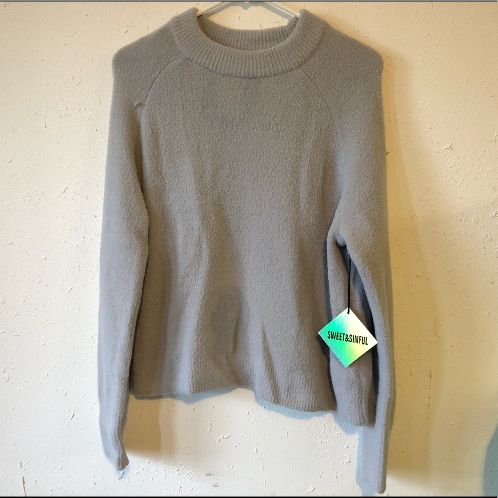Soft Comfy Brand NWT Sweet&Sinful Sweater Top L